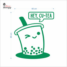 Load image into Gallery viewer, Hey! Cu-Tea Milktea Wall Decal Decotherapy