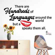 Load image into Gallery viewer, Hundreds Languages Around The World But A Smile Speaks Them All Dental Wall Decal