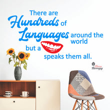 Load image into Gallery viewer, Hundreds Languages Around The World But A Smile Speaks Them All Dental Wall Decal