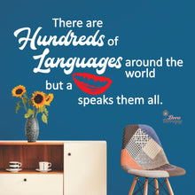 Load image into Gallery viewer, Hundreds Languages Around The World But A Smile Speaks Them All Dental Wall Decal