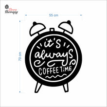 Load image into Gallery viewer, It's Always Coffee Time Wall Decal Decotherapy