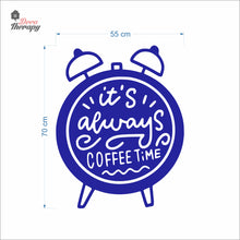 Load image into Gallery viewer, It's Always Coffee Time Wall Decal Decotherapy