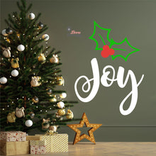Load image into Gallery viewer, Joy Christmas Wall Decal Decotherapy