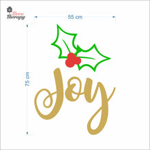 Load image into Gallery viewer, Joy Christmas Wall Decal Decotherapy