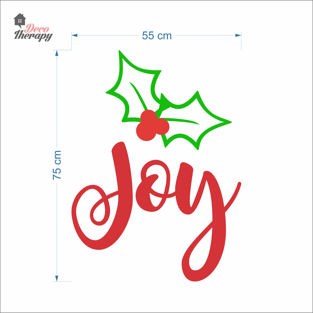 Joy Christmas Wall Decal Decotherapy