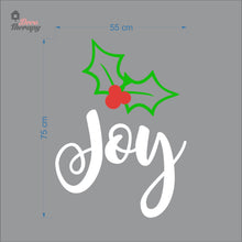 Load image into Gallery viewer, Joy Christmas Wall Decal Decotherapy