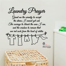 Load image into Gallery viewer, Laundry Prayer Wall Decal