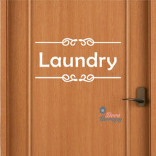 Load image into Gallery viewer, Laundry Sign V1 Wall Decal