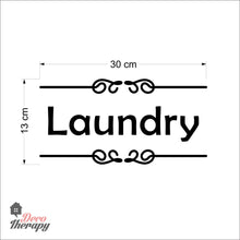 Load image into Gallery viewer, Laundry Sign V1 Wall Decal