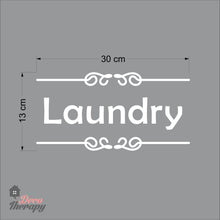 Load image into Gallery viewer, Laundry Sign V1 Wall Decal