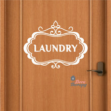 Load image into Gallery viewer, Laundry Sign V2 Wall Decal