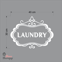 Load image into Gallery viewer, Laundry Sign V2 Wall Decal