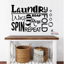 Load image into Gallery viewer, Laundry Wash Spin Dry Wall Sticker