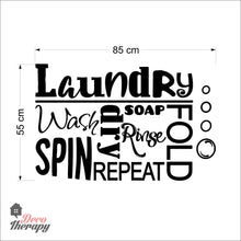 Load image into Gallery viewer, Laundry Wash Spin Dry Wall Sticker