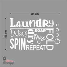 Load image into Gallery viewer, Laundry Wash Spin Dry Wall Sticker