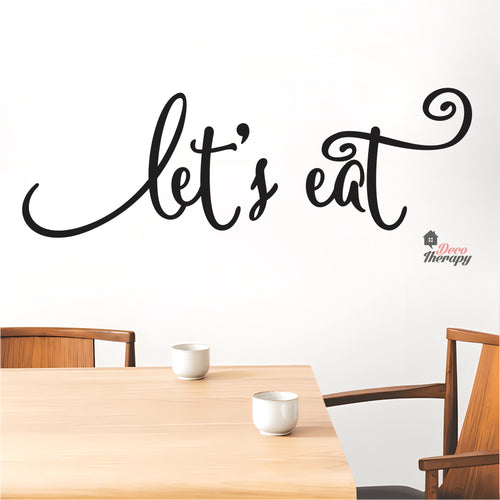 Let's Eat Wall Decal Decotherapy