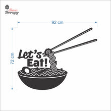 Load image into Gallery viewer, Let's Eat Ramen  Lomi Noodle Mami Wall Decal