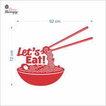 Load image into Gallery viewer, Let's Eat Ramen  Lomi Noodle Mami Wall Decal