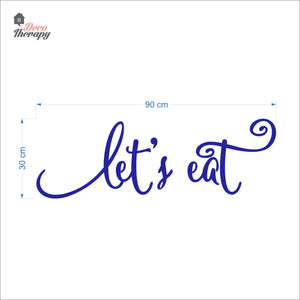 Let's Eat Wall Decal Decotherapy