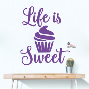 Life Is Sweet Wall Decal Decotherapy