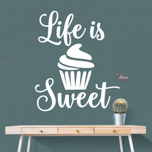 Life Is Sweet Wall Decal Decotherapy