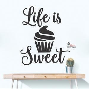 Life Is Sweet Wall Decal Decotherapy