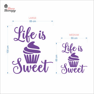 Life Is Sweet Wall Decal Decotherapy