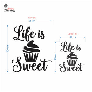 Life Is Sweet Wall Decal Decotherapy