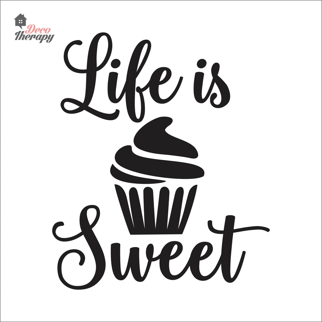 Life Is Sweet Wall Decal Decotherapy