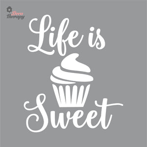 Life Is Sweet Wall Decal Decotherapy