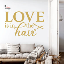 Load image into Gallery viewer, Love Is In The Hair Wall Decal Decotherapy
