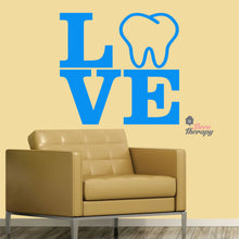 Load image into Gallery viewer, Love Tooth Dental Wall Decal