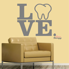Load image into Gallery viewer, Love Tooth Dental Wall Decal
