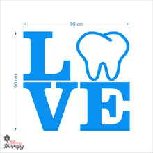 Load image into Gallery viewer, Love Tooth Dental Wall Decal