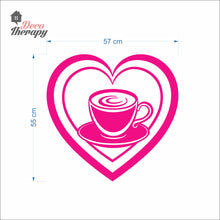 Load image into Gallery viewer, Love Coffee Cup Wall Decal