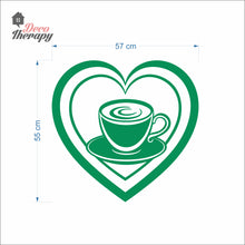Load image into Gallery viewer, Love Coffee Cup Wall Decal