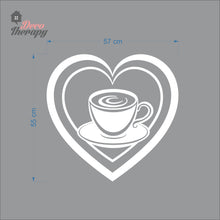Load image into Gallery viewer, Love Coffee Cup Wall Decal