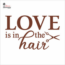 Load image into Gallery viewer, Love Is In The Hair Wall Decal Decotherapy