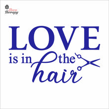 Load image into Gallery viewer, Love Is In The Hair Wall Decal Decotherapy