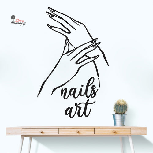 Nails Art Wall Decal Decotherapy