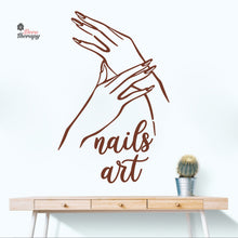 Load image into Gallery viewer, Nails Art Wall Decal Decotherapy