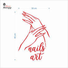 Load image into Gallery viewer, Nails Art Wall Decal Decotherapy