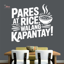 Load image into Gallery viewer, Pares At Rice Walang Kapantay Wall Decal Decotherapy