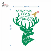 Load image into Gallery viewer, Sometimes Love Can Only Be Found Where You Least Expect It Wall Decal Decotherapy