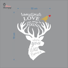 Load image into Gallery viewer, Sometimes Love Can Only Be Found Where You Least Expect It Wall Decal Decotherapy