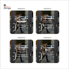 Load image into Gallery viewer, Customized Store Hours Wall Decal Decotherapy