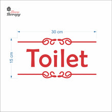 Load image into Gallery viewer, Toilet Sign Sticker Self-Adhesive Decotherapy