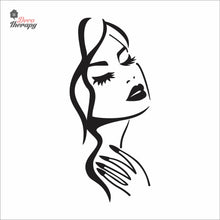 Load image into Gallery viewer, Woman Beauty Nail Eyelash Salon Wall Decal Decotherapy