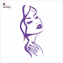 Load image into Gallery viewer, Woman Beauty Nail Eyelash Salon Wall Decal Decotherapy