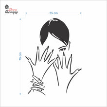 Load image into Gallery viewer, Woman Beauty Nail Salon Wall Decal Decotherapy